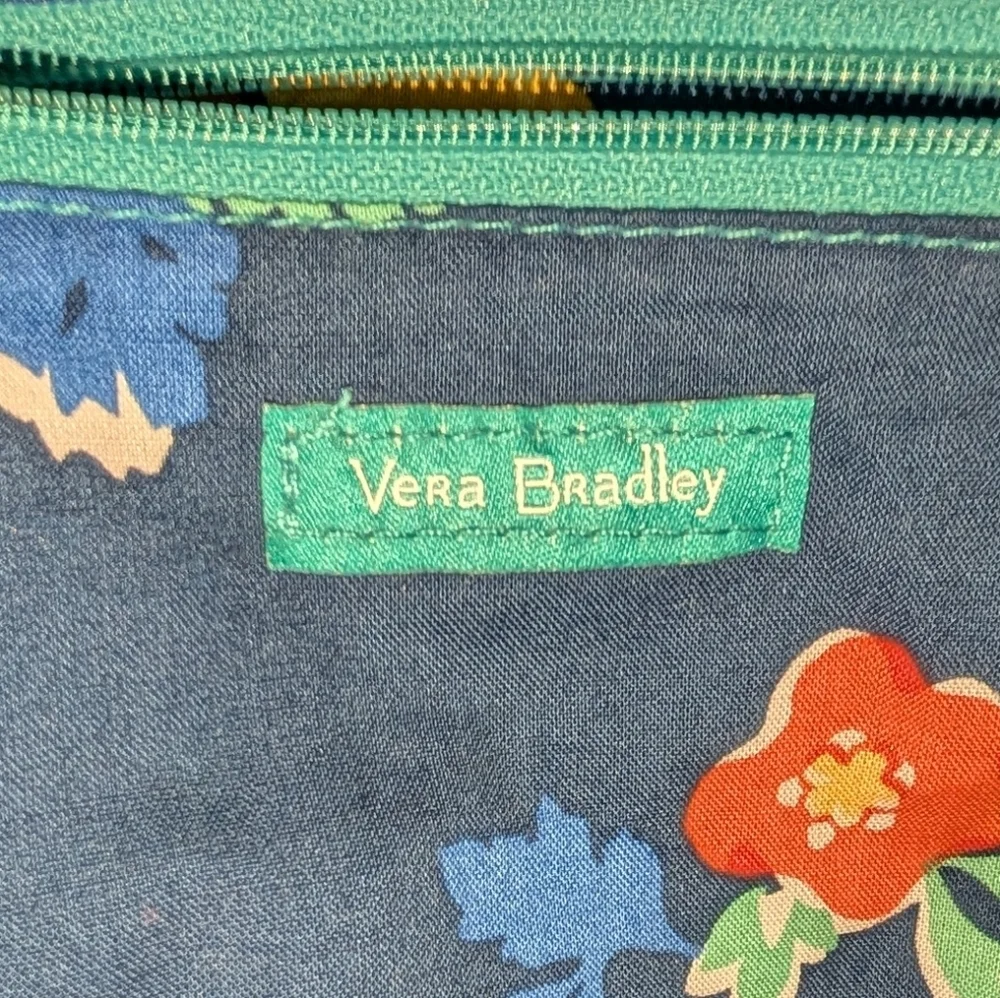 VERA BRADLEY Hadley On-the Go/Satchel Purse/ Microfiber/Shoulder Bag/ Teal Green